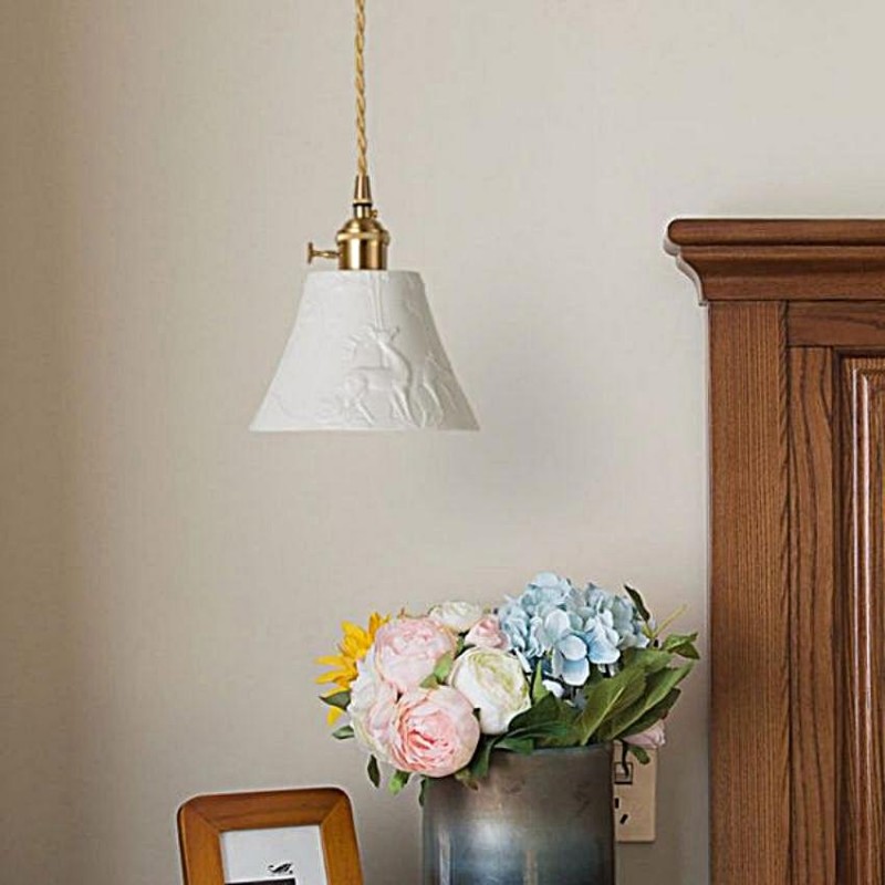 Ceramic Brass Pendant Series