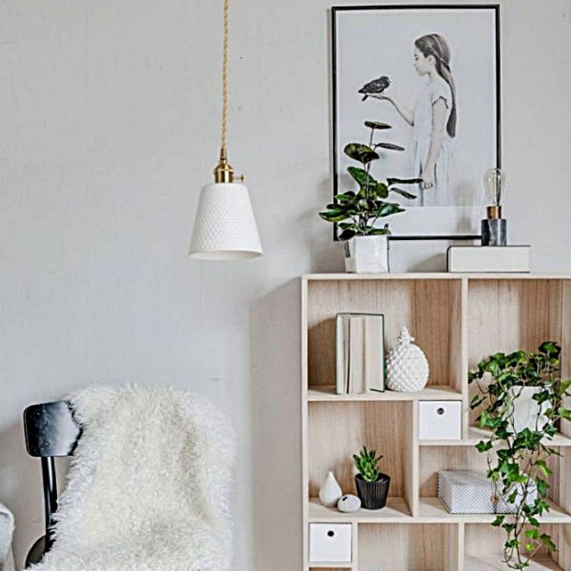 Ceramic Brass Pendant Series