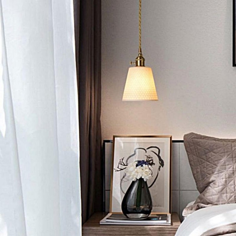 Ceramic Brass Pendant Series