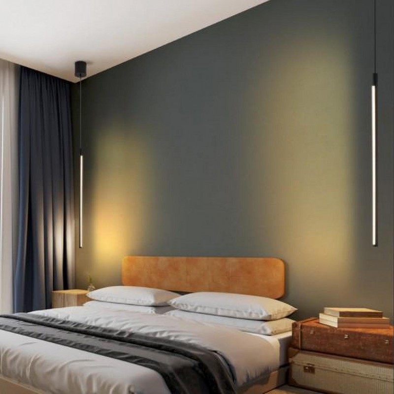 Linear LED Pendant Light-Vertical