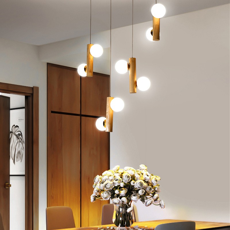 Деревянный подвесной светильник TWIG