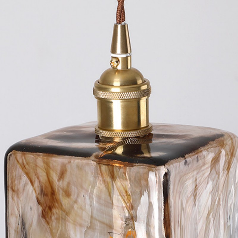 КОФЕ Стеклянный подвесной светильник