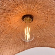 Lotus Wooden Pendant Light
