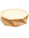 LUCENT Octagon Jewel LED Ceiling Lamp in Wood