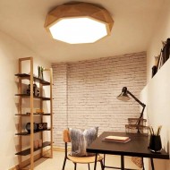 Светодиодный потолочный светильник LUCENT Octagon Jewel из дерева