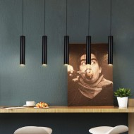 Modern Tubular Pendant Lamp