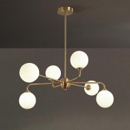LUXURY Glass Ball Chandelier