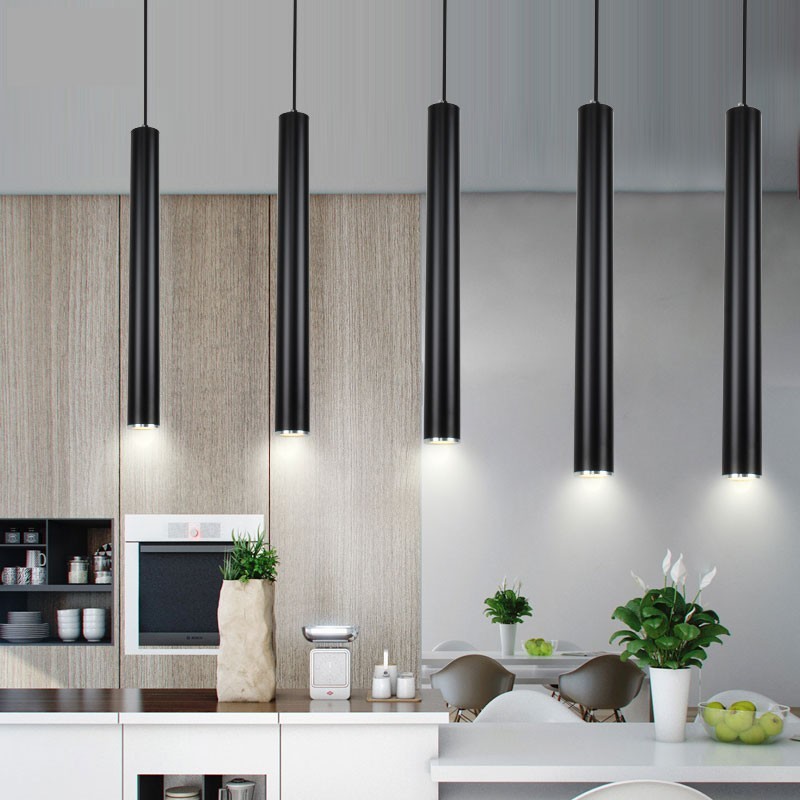 Modern Tubular Pendant Lamp