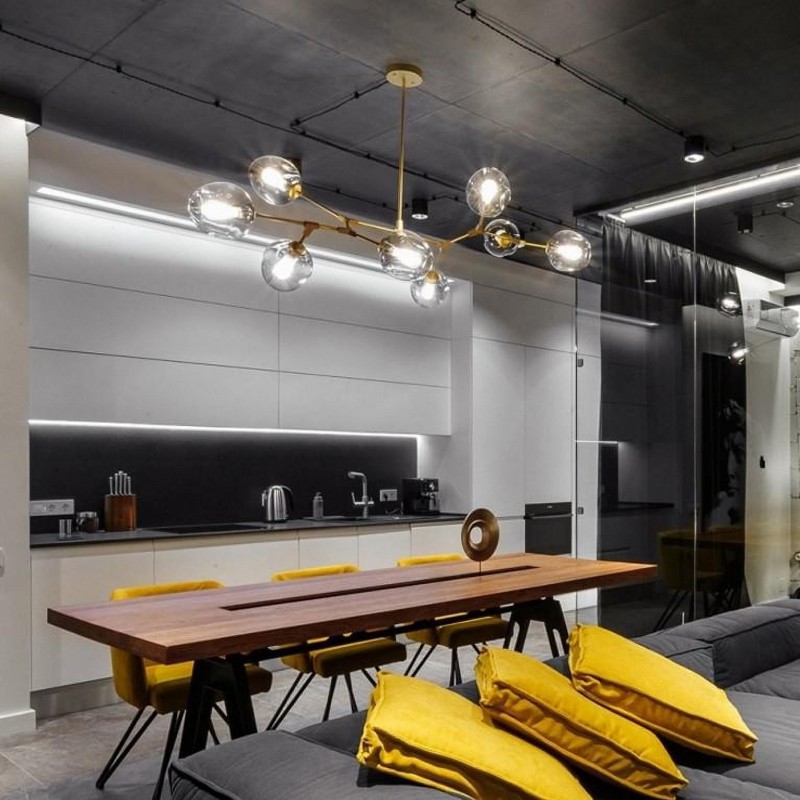 LUXUS Contemporary Chandelier Lamp