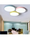 LEXA Geometric LED Ceiling Light in Wood