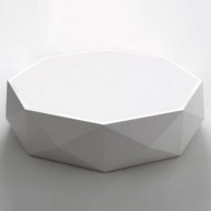 Светодиодный потолочный светильник TEVA Octagon Jewel белого цвета