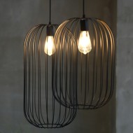 Stripe Cage Pendant Light