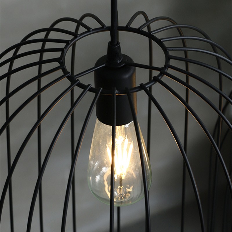 Stripe Cage Pendant Light