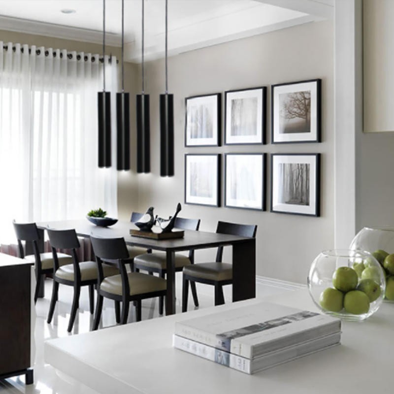 Modern Tubular Pendant Lamp