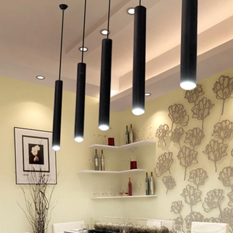 Modern Tubular Pendant Lamp