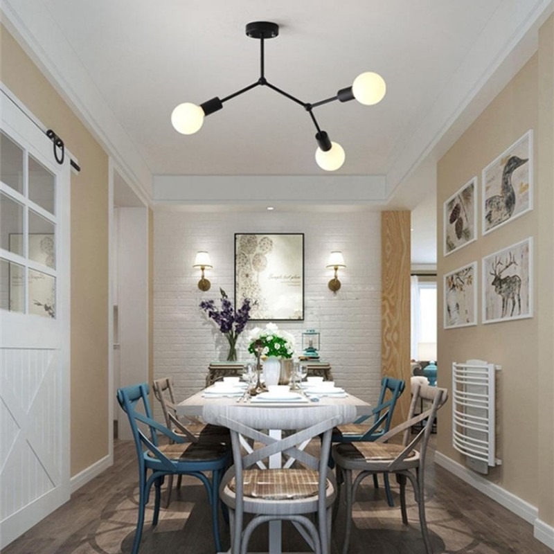 Молекулярная минимальная подвесная лампа