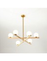 Minimalist Line Ball Chandelier