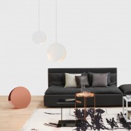 Круглый подвесной светильник CRIMSON