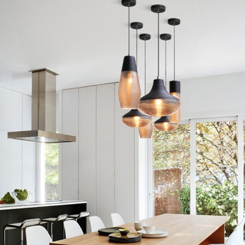 Стеклянная подвесная лампа Apera