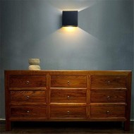 Aluminum Minimalist Style LED-6W Cube Wall Light For Bedroom