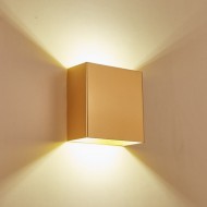 Алюминиевый минималистский стиль LED-6W Cube настенный светильник для спальни