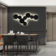 Современная круглая светодиодная настенная лампа