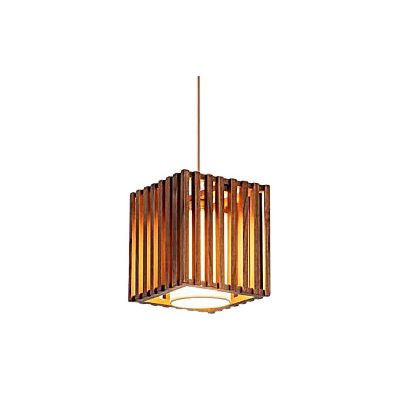 CUBIC Wooden Pendant Light