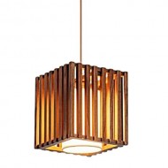 CUBIC Wooden Pendant Light