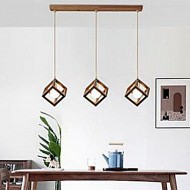 CUBIC Wooden Pendant Light