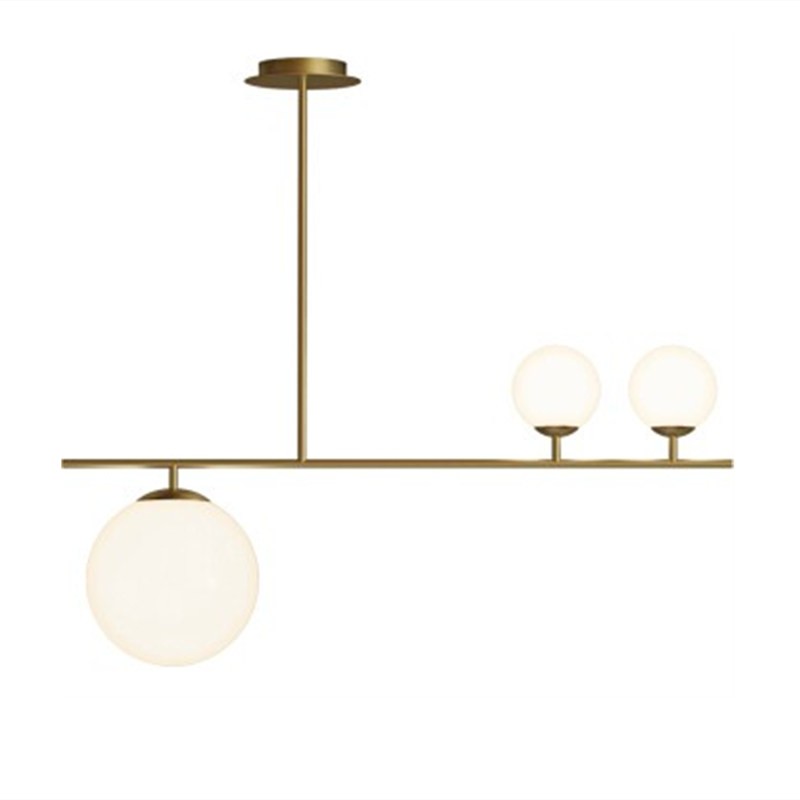 Минималистичный подвесной светильник Nordic с 3 головками