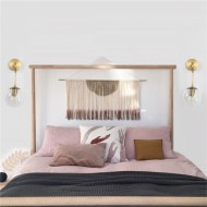 Настенный светильник из скандинавского стеклянного шара