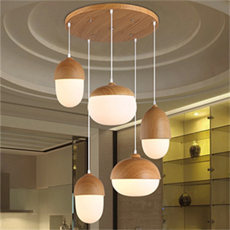 NUT Wooden Pendant Light