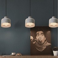 Подвесной светильник DELIA из цемента