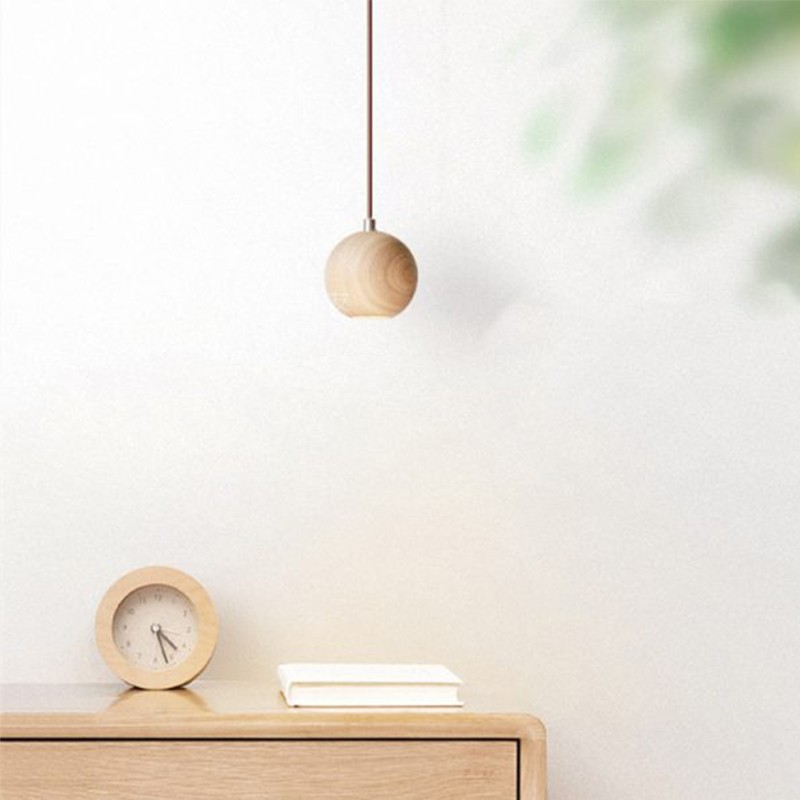 Ball Wooden Pendant Light
