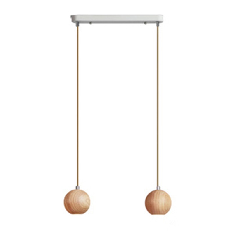 Ball Wooden Pendant Light