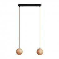 Ball Wooden Pendant Light