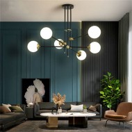 Geometric Magic Bean Chandelier