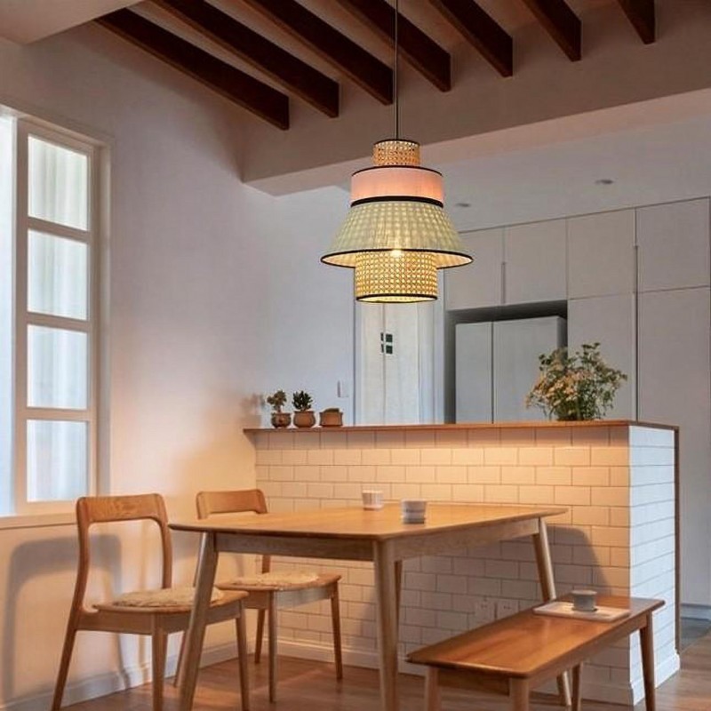 Японский подвесной светильник дзен