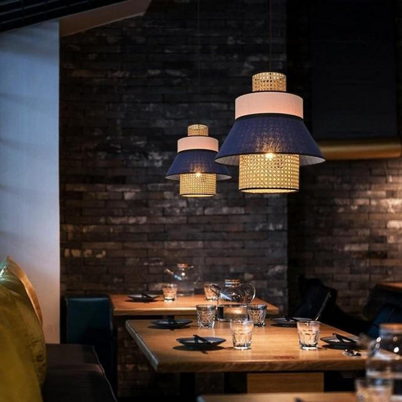 Японский подвесной светильник дзен