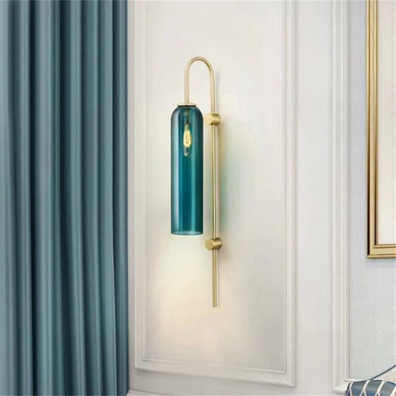 Glass Tubular Wall Lamp