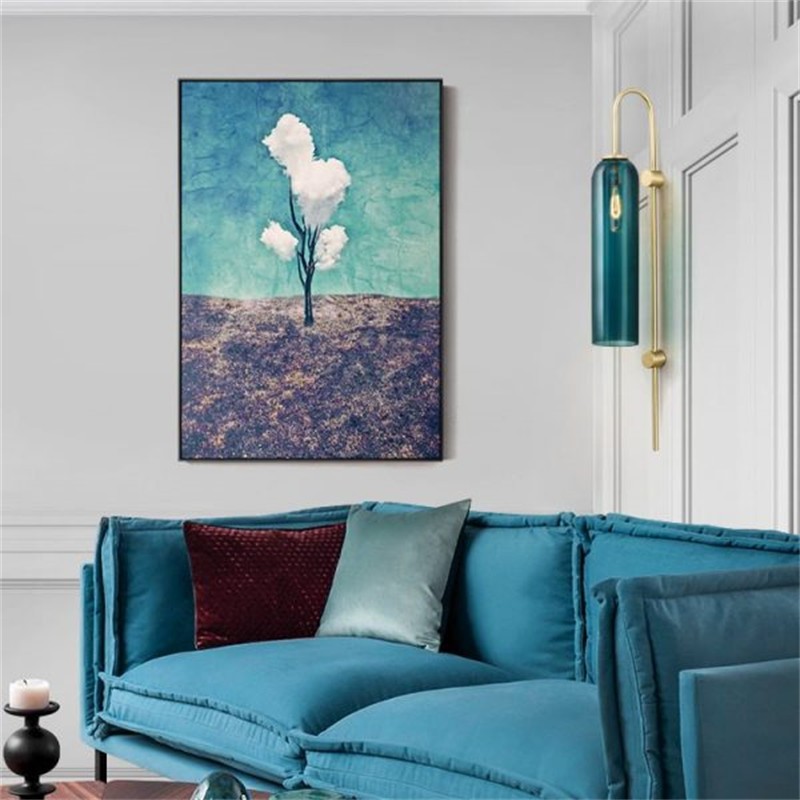 Glass Tubular Wall Lamp