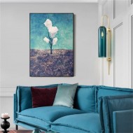 Стеклянная трубчатая настенная лампа