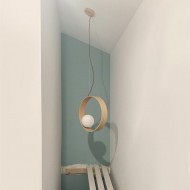 RING Wooden Pendant Light