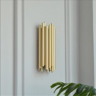 Gold Aluminum Brubeck Wall Lamp