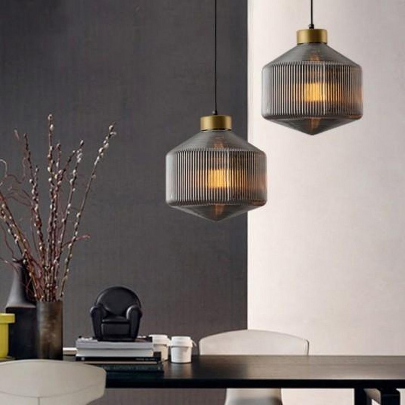 HILMER Glass Pendant Light
