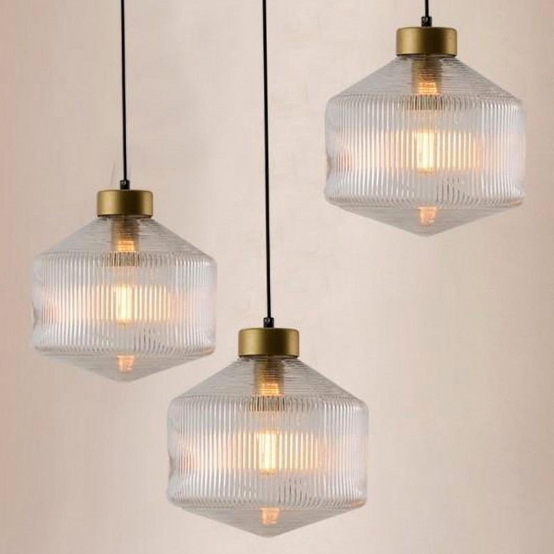 HILMER Glass Pendant Light