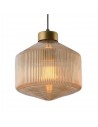 HOMER Round Case Wooden Pendant Light