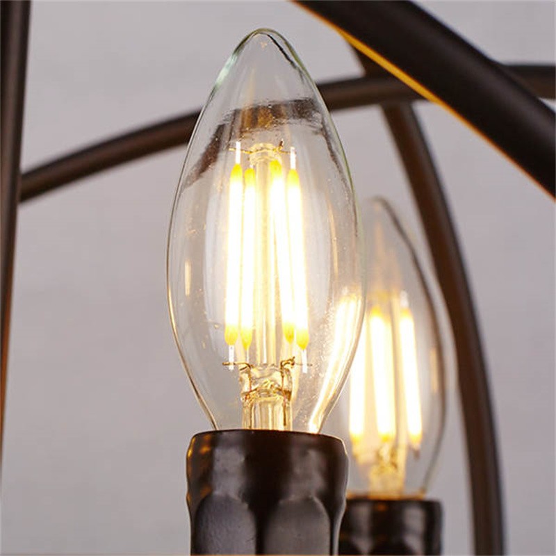 Globe Candle Chandelier