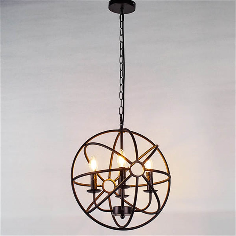 Globe Candle Chandelier