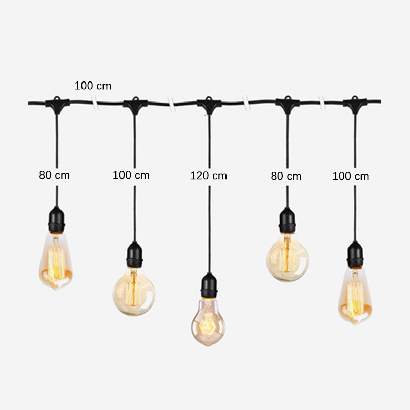 Bulb Chain Pendant Light